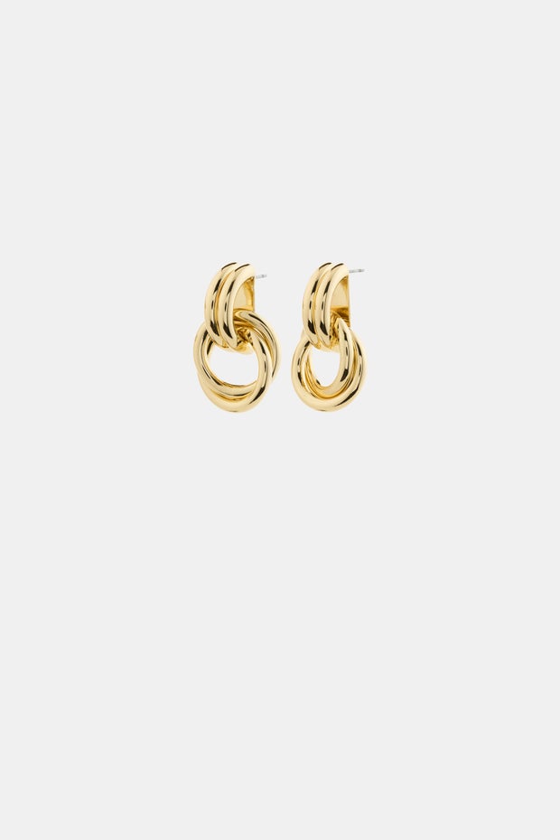 Agni Earrings in Metallic