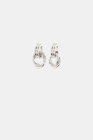 Agni Earrings in Metallic