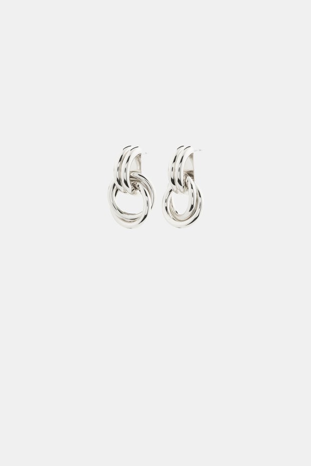 Agni Earrings in Metallic
