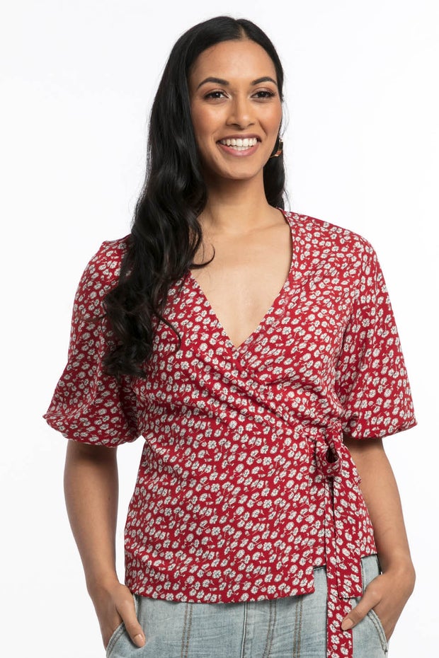 Alexa Wrap in Print