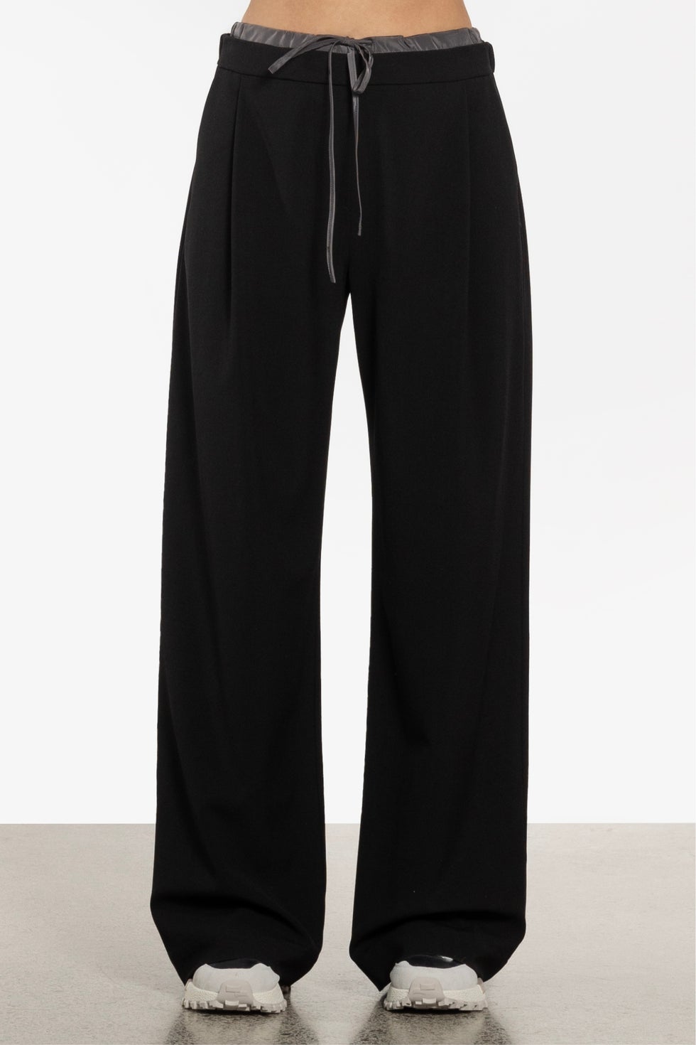 Archie Wide Leg Pant in Black