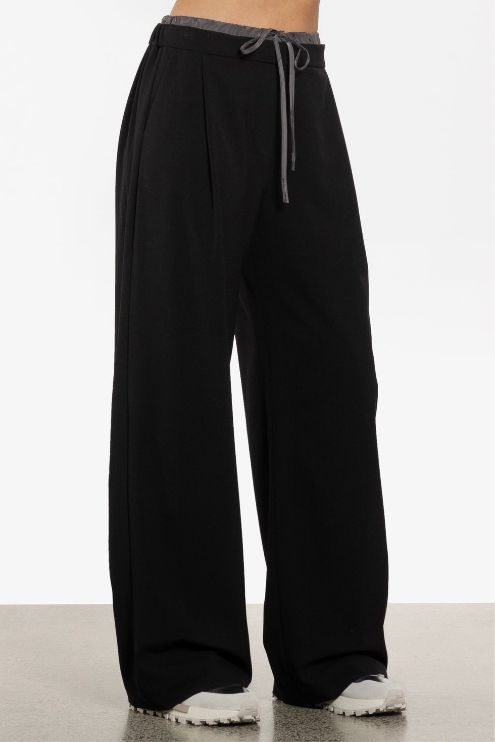 Archie Wide Leg Pant in Black