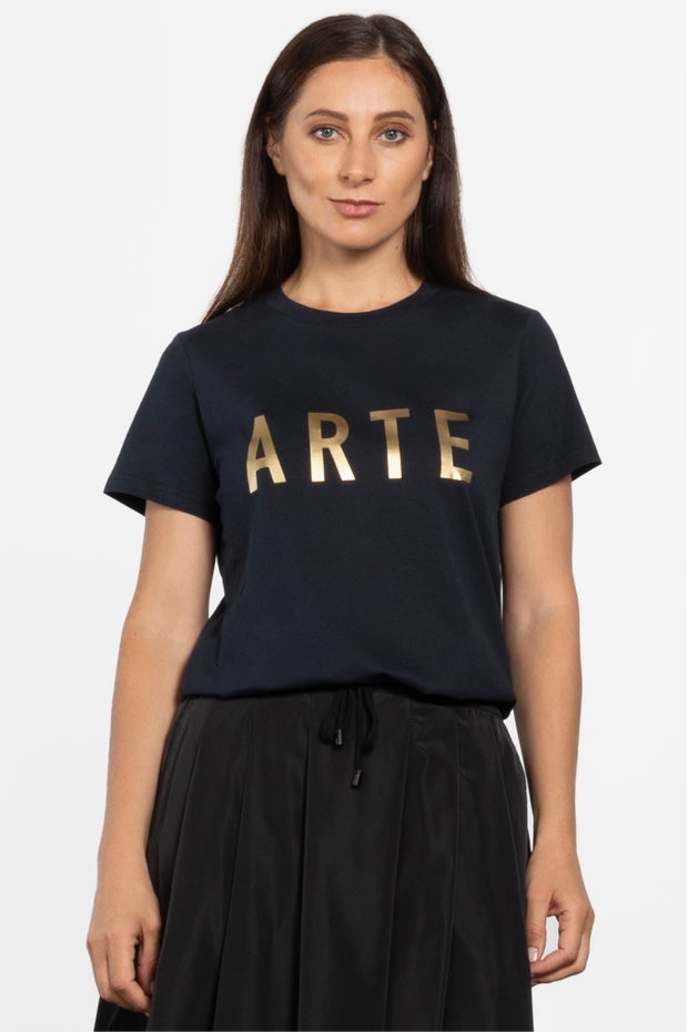 Arte Tee in Blue