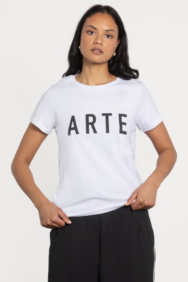 Arte Tee in White