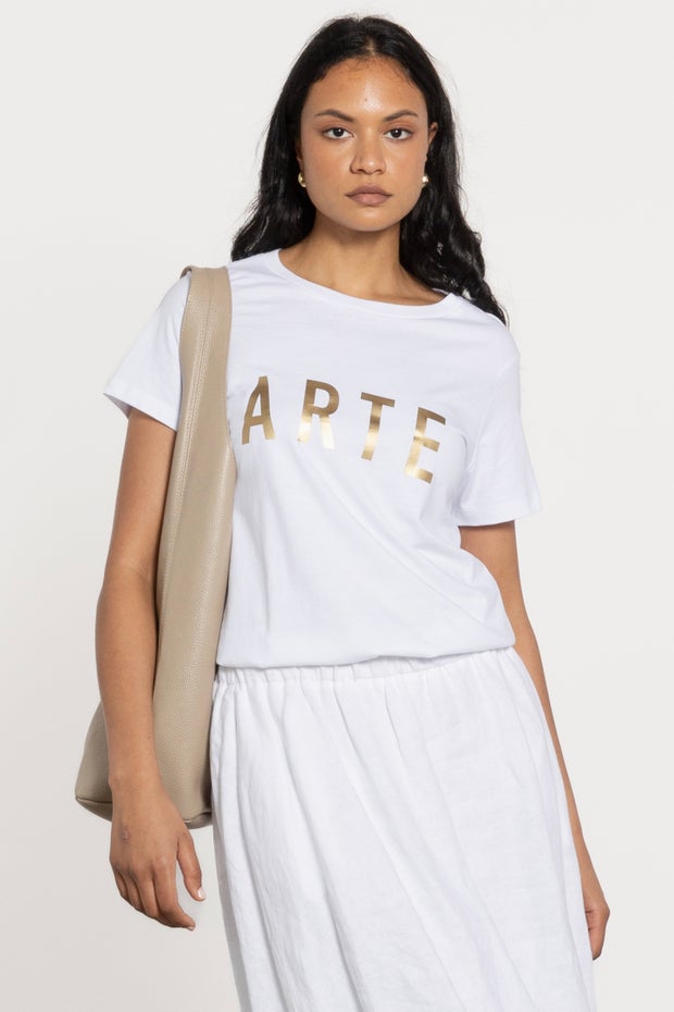 Arte Tee in White