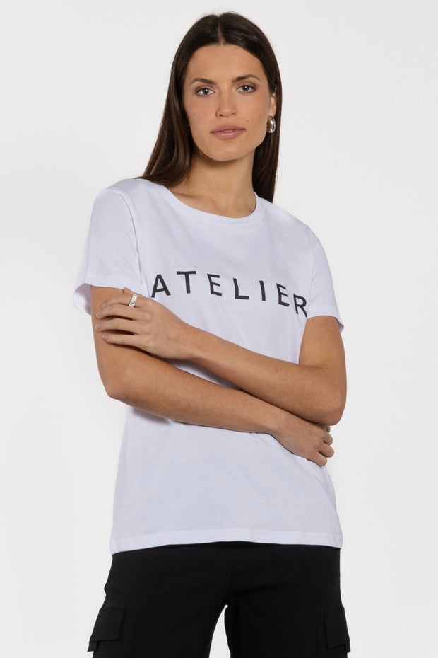 Atelier Tee in White
