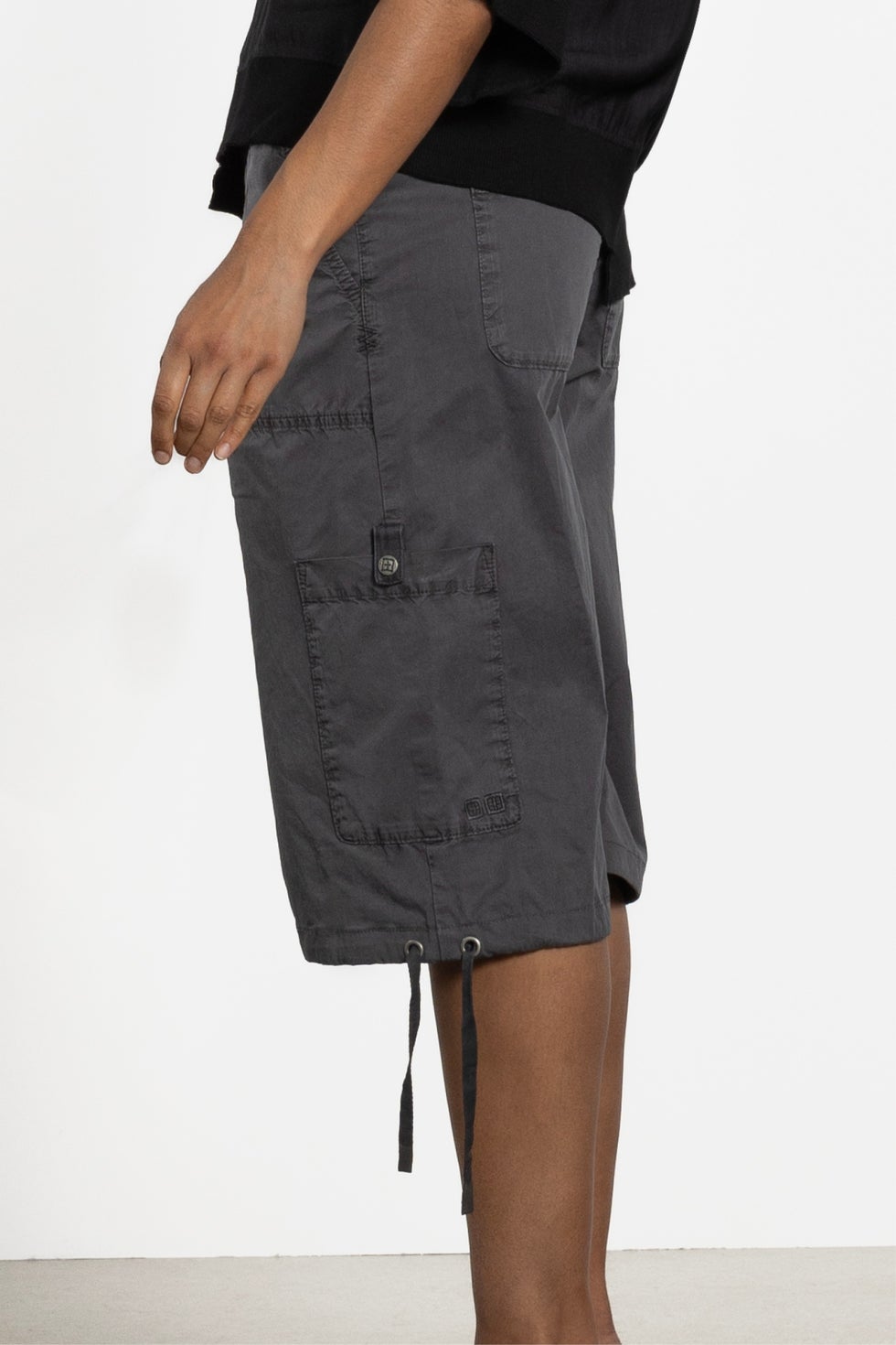 Baggy Cargo Pant in Grey