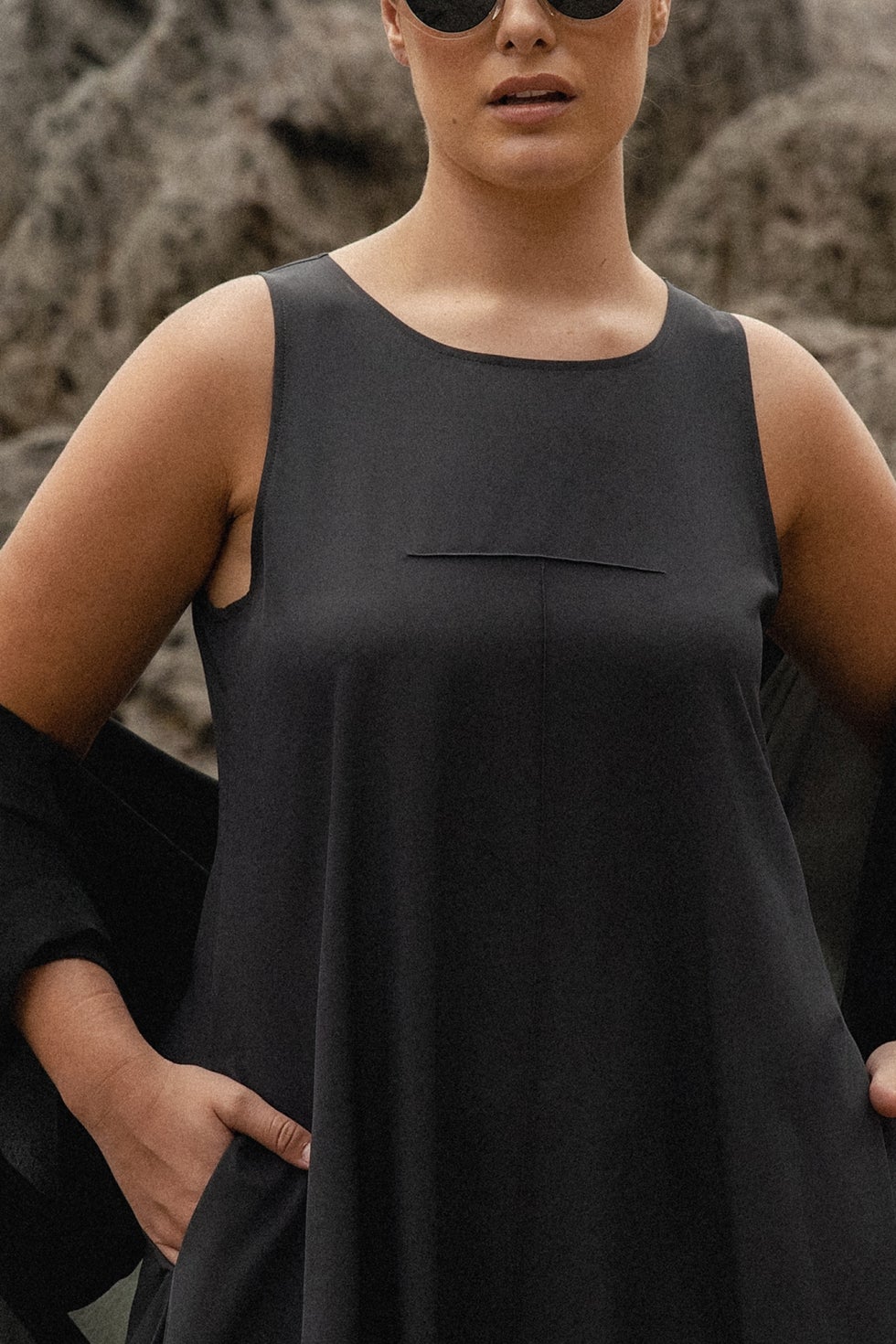 Bay Dress in Grey
