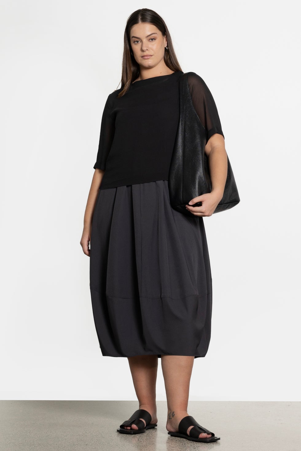 Bay Dress in Grey