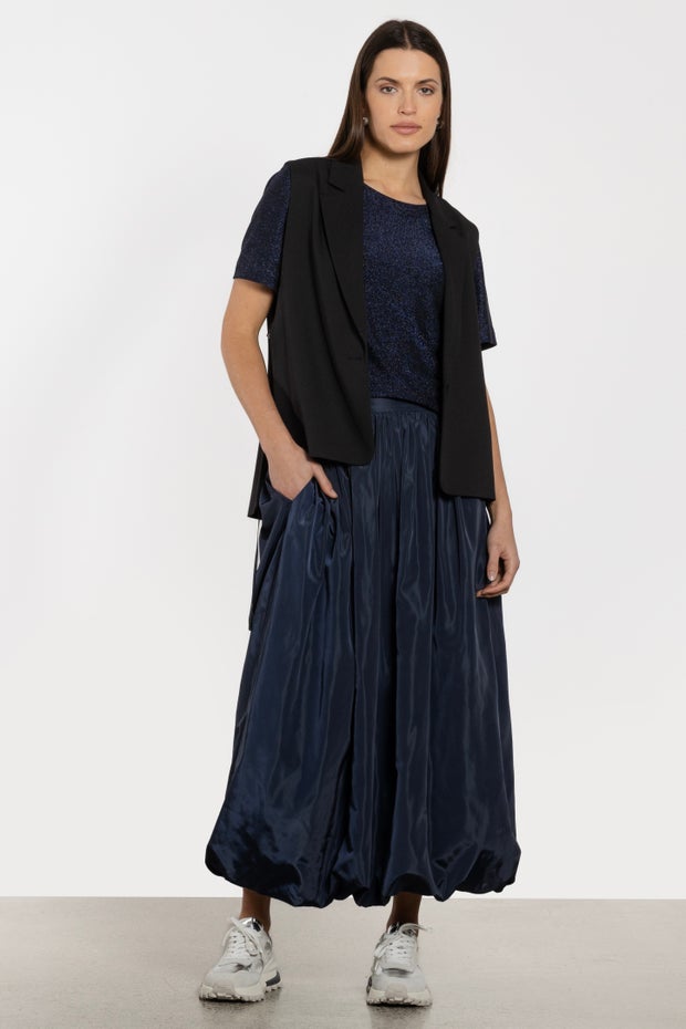 Beatrix Long Skirt in Blue