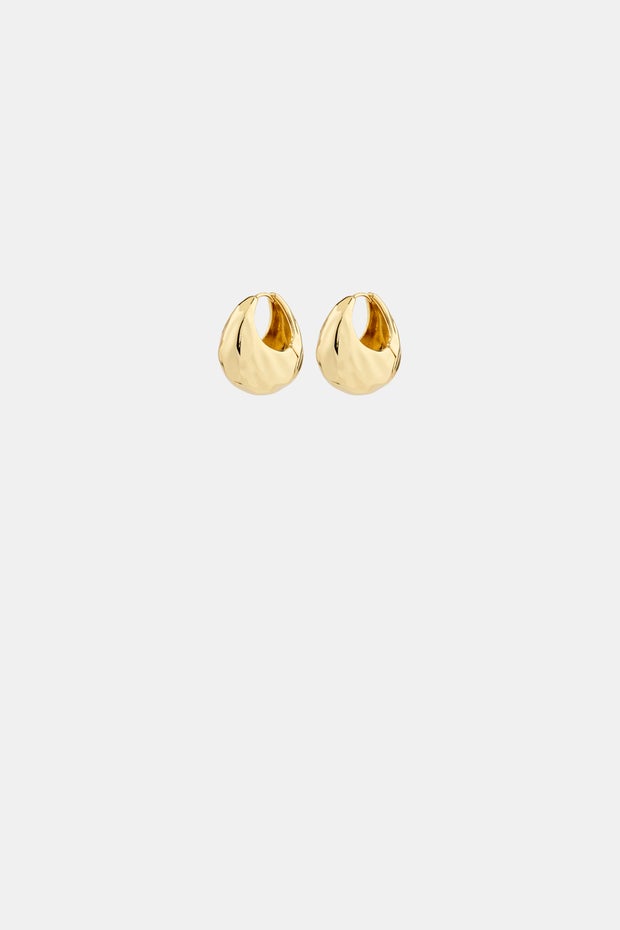 Believe Earrings in Metallic