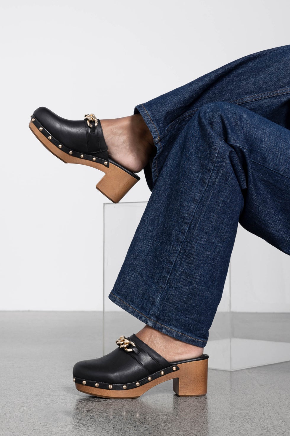 Chloe Clog in Black