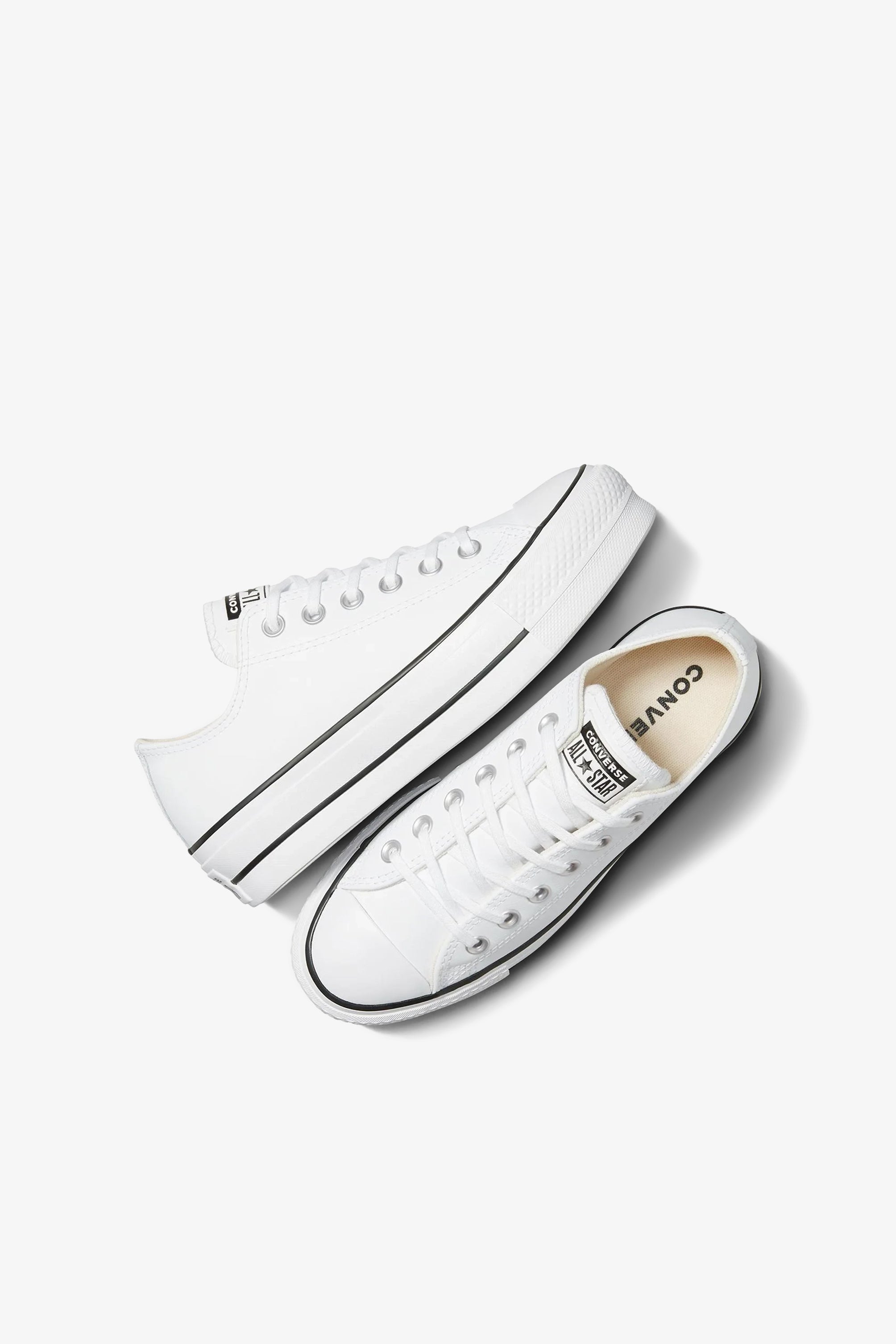 Low Top Leather Converse White Platform Women's Converse Chuck