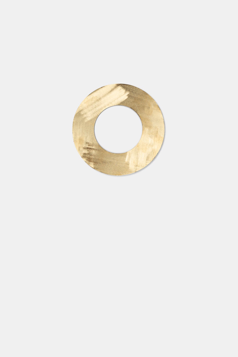 Circle Brooch in Metallic