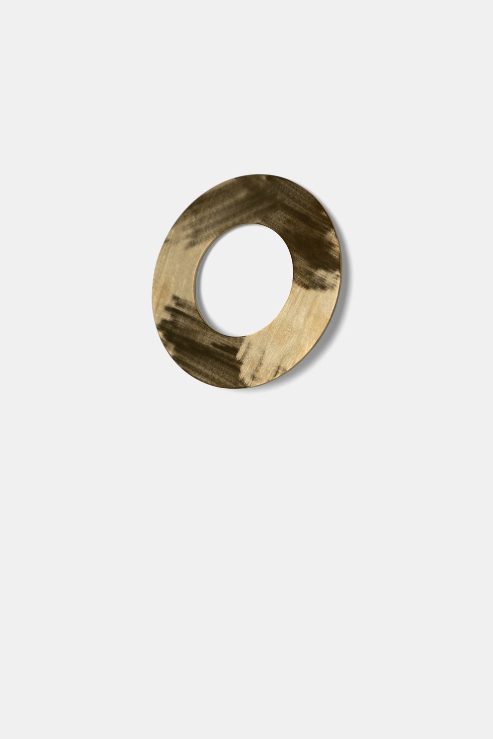 Circle Brooch in Metallic