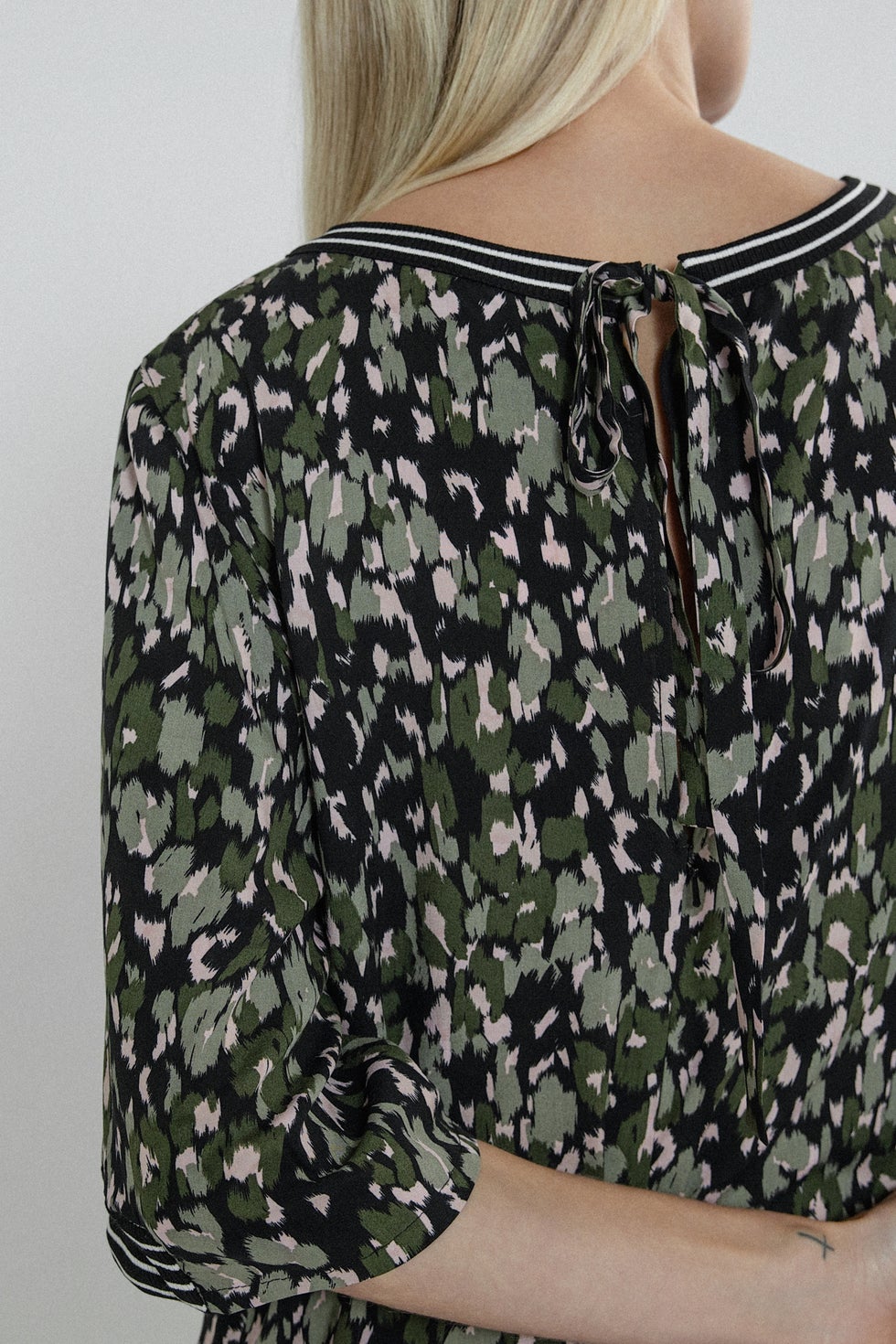 Cora Animal Print Jumpsuit in Green