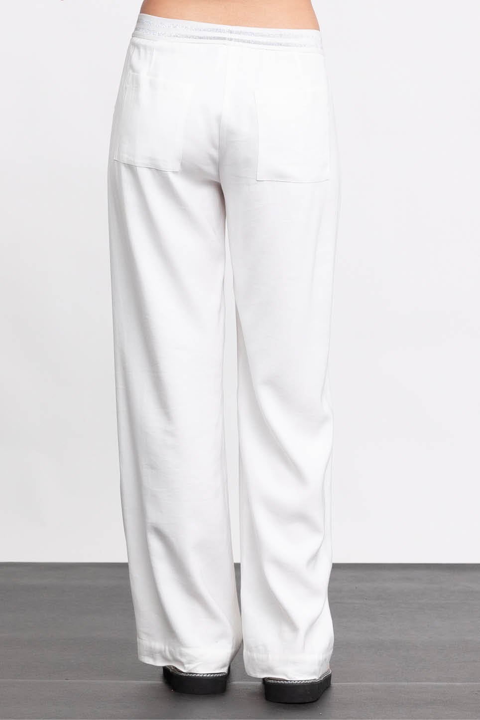 Dakota Wide Leg Pant in White