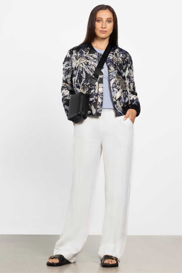 Dakota Wide Leg Pant in White