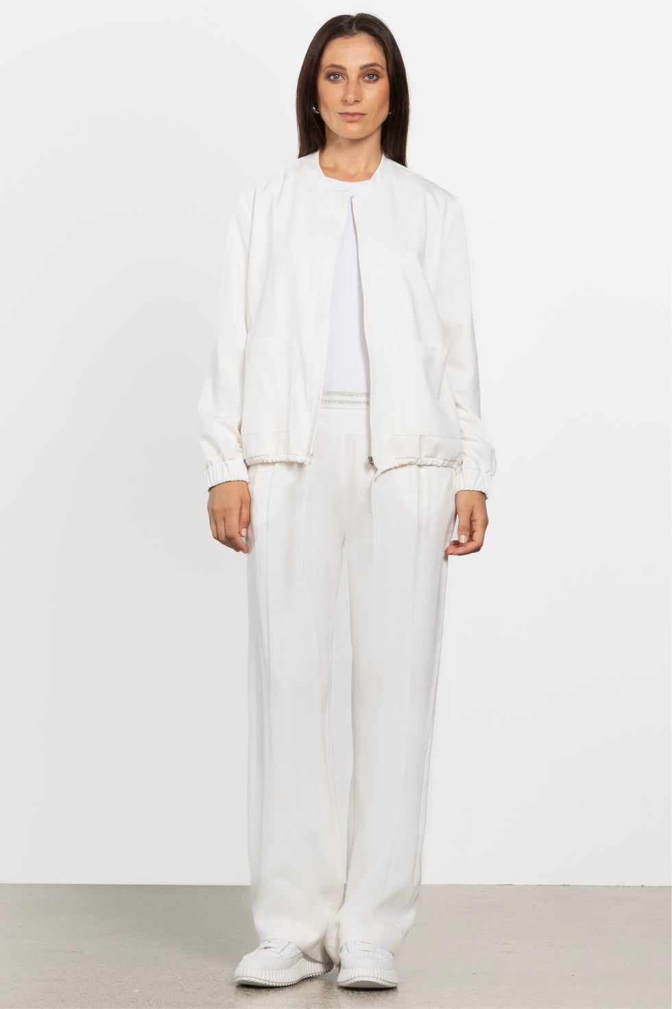 Dakota Wide Leg Pant in White