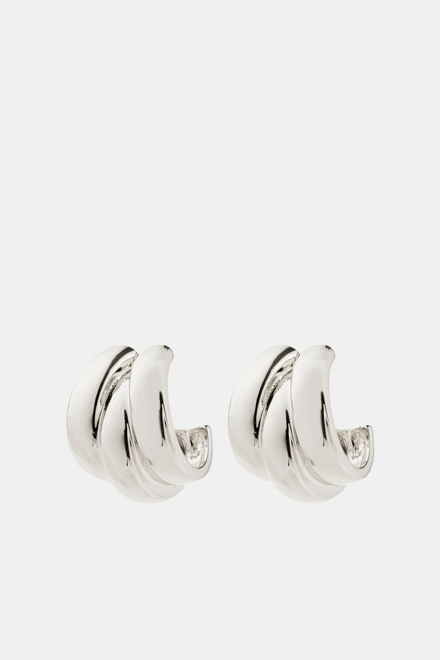 Damian Earrings in Metallic
