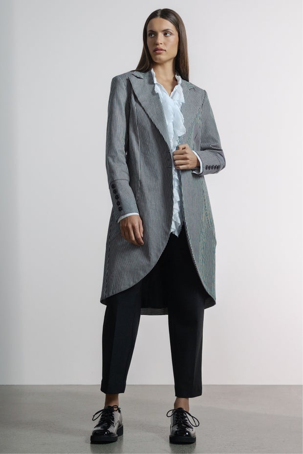 Dandy Striped Coat in Stripe