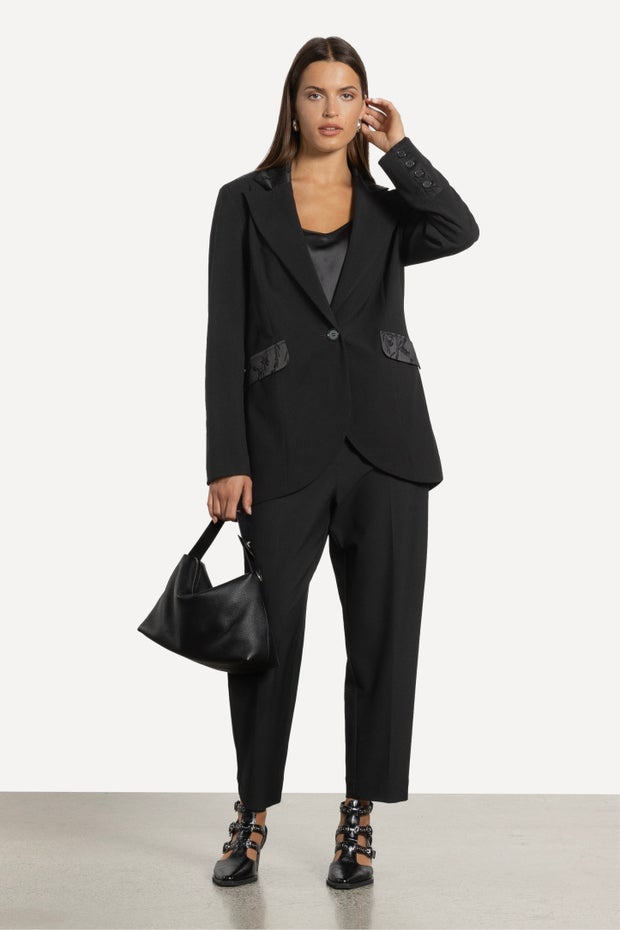 Danielle Lined Jacket in Black
