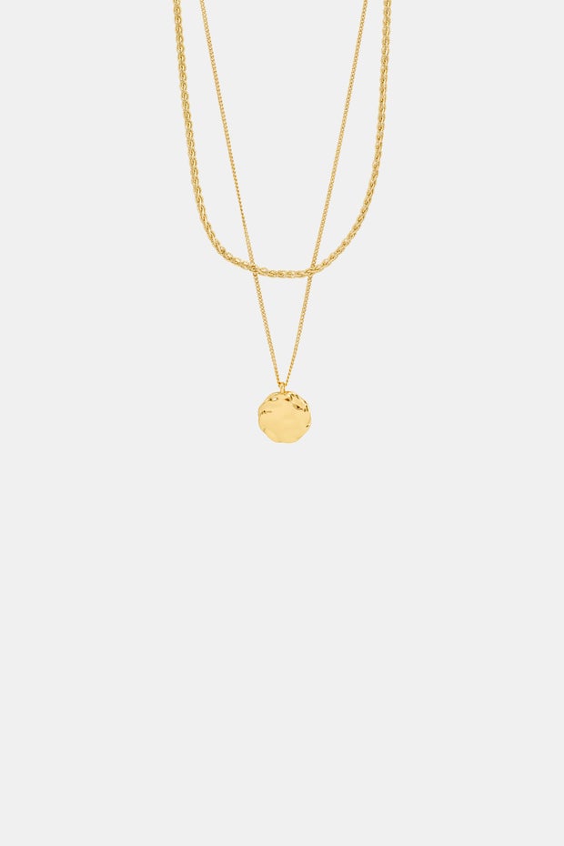 Declan Necklace in Metallic