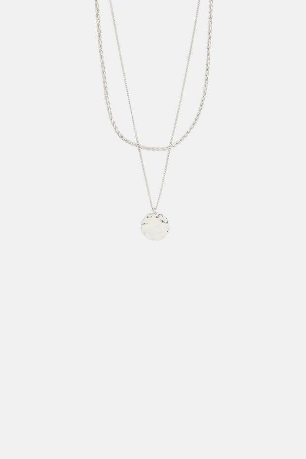 Declan Necklace in Metallic