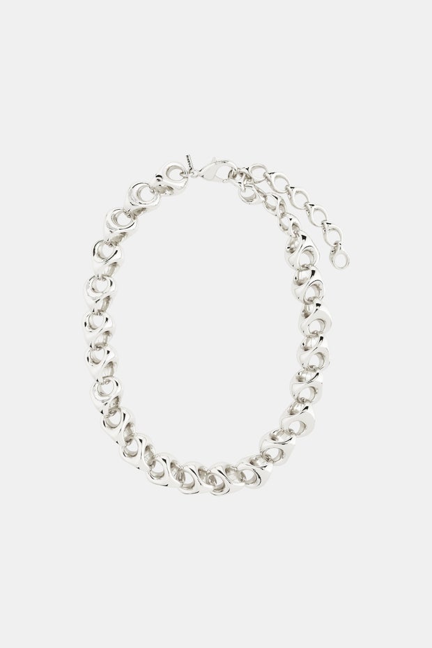 Dune Chunky Chain Necklace in Metallic
