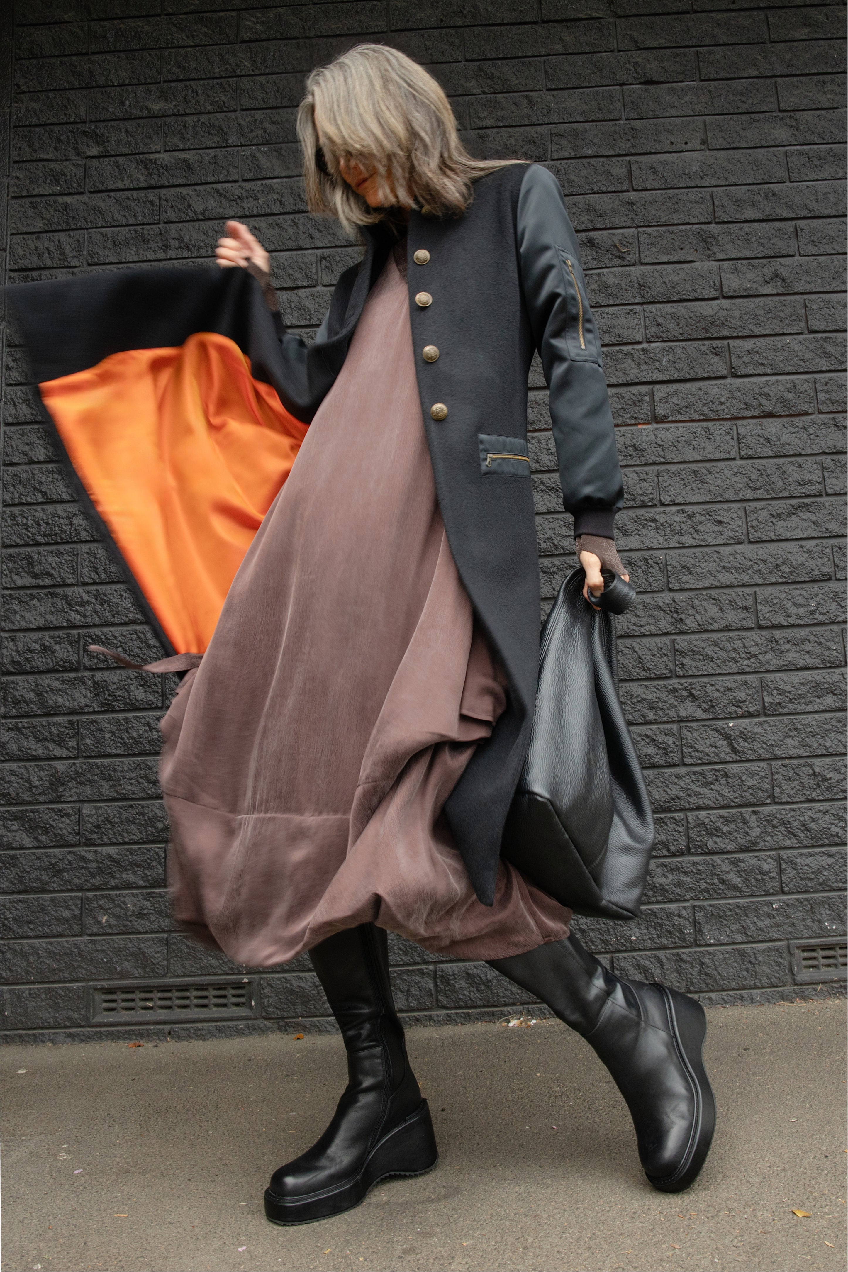Herlipto Bruxelles Wool-Blend Coat Mサイズ Herlipto Bruxelles Wool-Blend Coat Mサイズ Herlipto