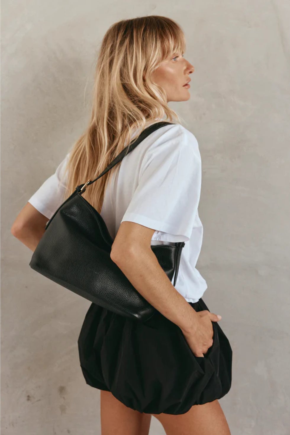 Eden Shoulder Bag in Black