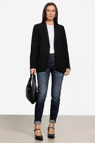Eliana Slim Boyfriend Jean in Blue