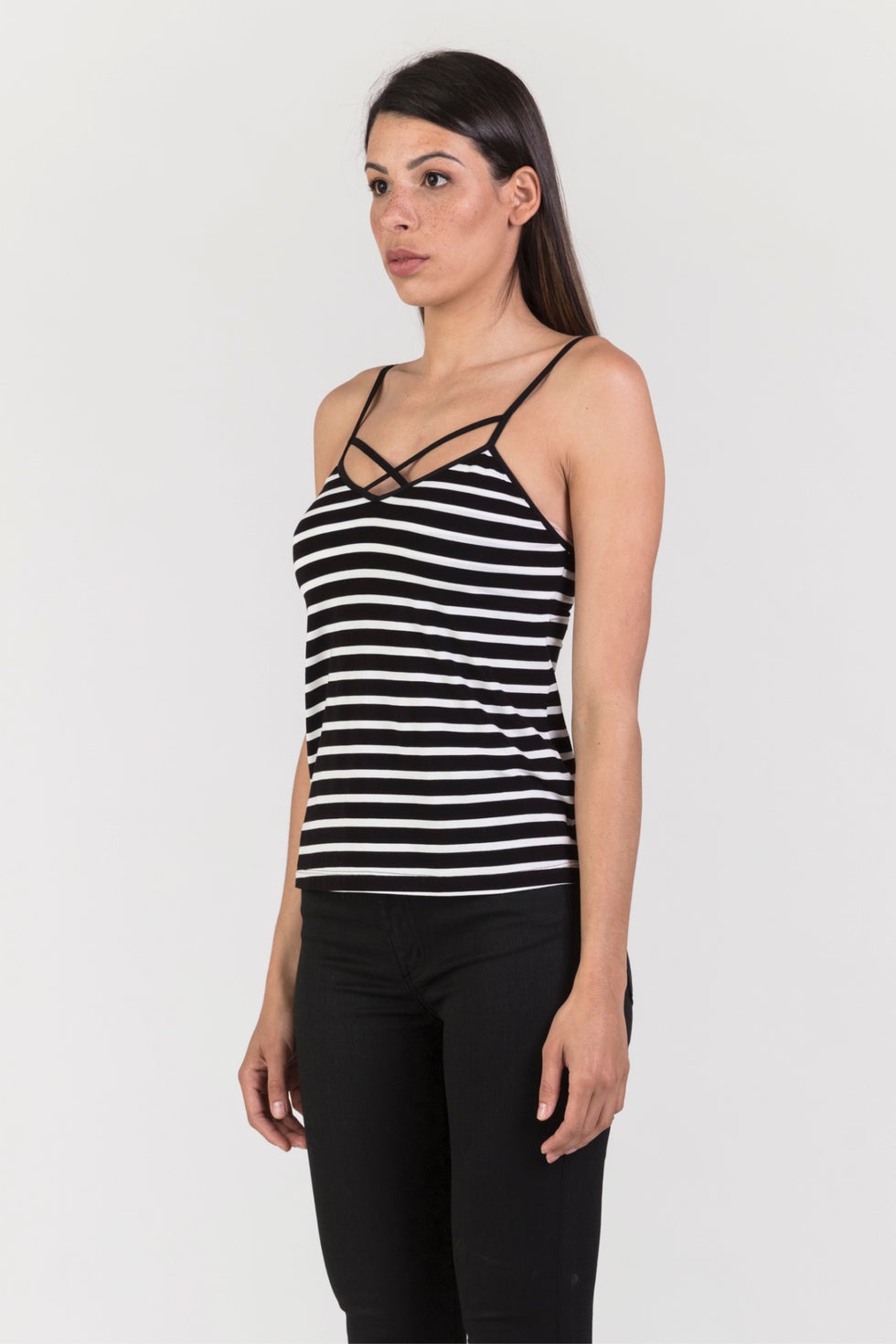 Emily Cami (wide Stripe) in Stripe