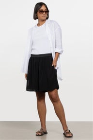 Fabio Chiffon Lined Short in Black