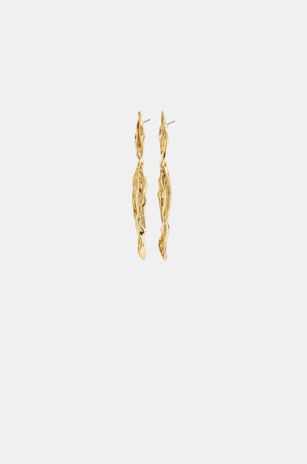 Feel Earrings in Metallic