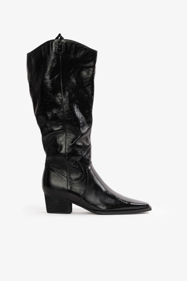 Giddy Up Girl Cowboy Boot in Black