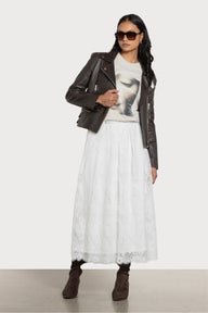 Harley Leather Biker Jacket in Brown