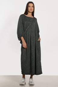 Hopeful Midi Dress in Green