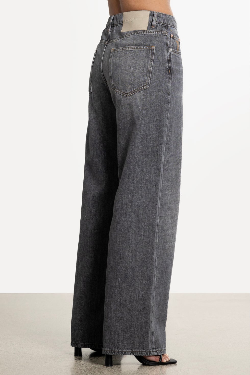 Jacksons Mid Waist Trouser Jeans in Grey