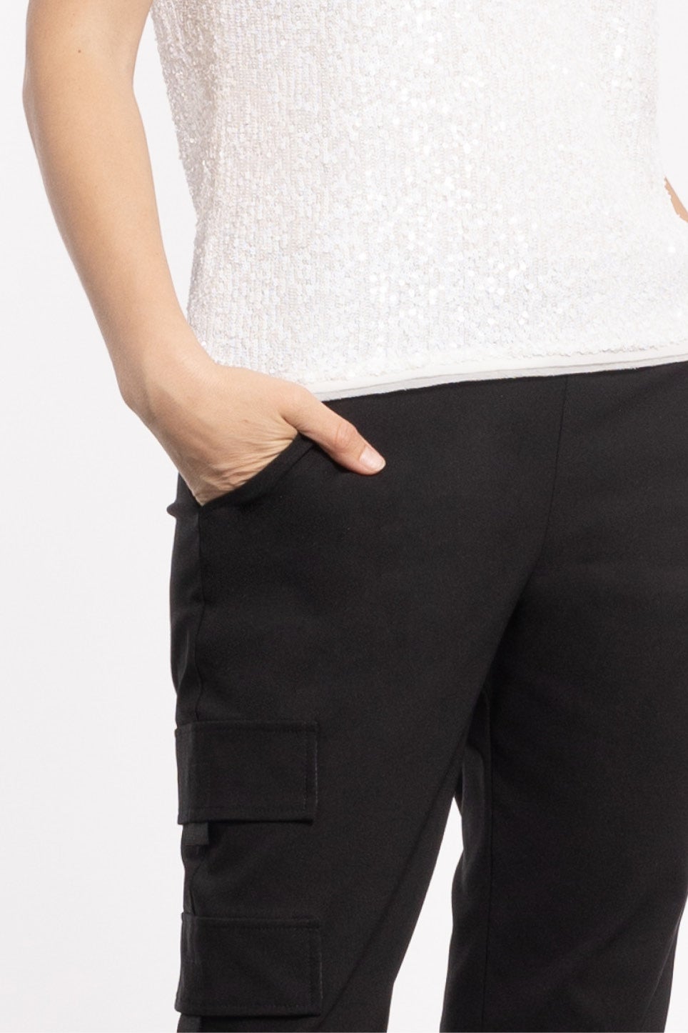 Jake Cargo Pant in Black