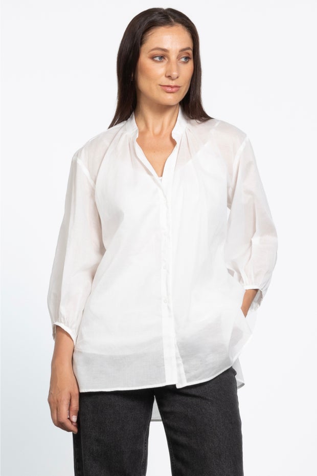 Juliart Cotton Shirt in White
