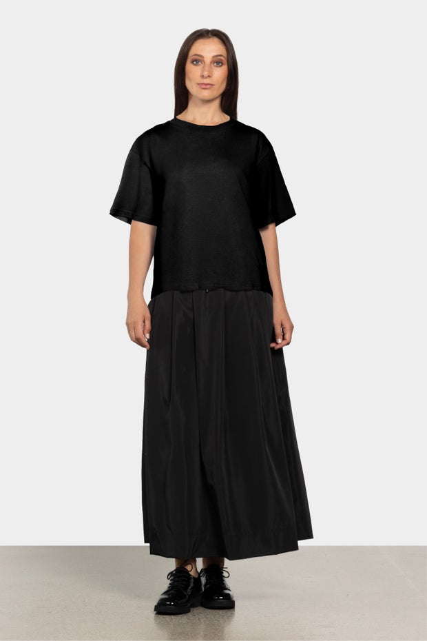 Key Cotton Tee in Black