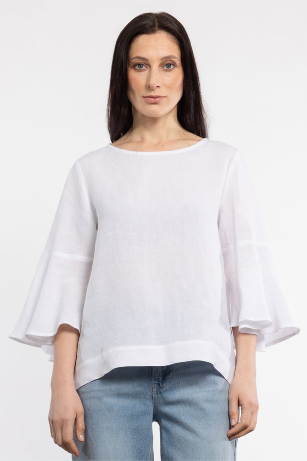 La Belle Top in White