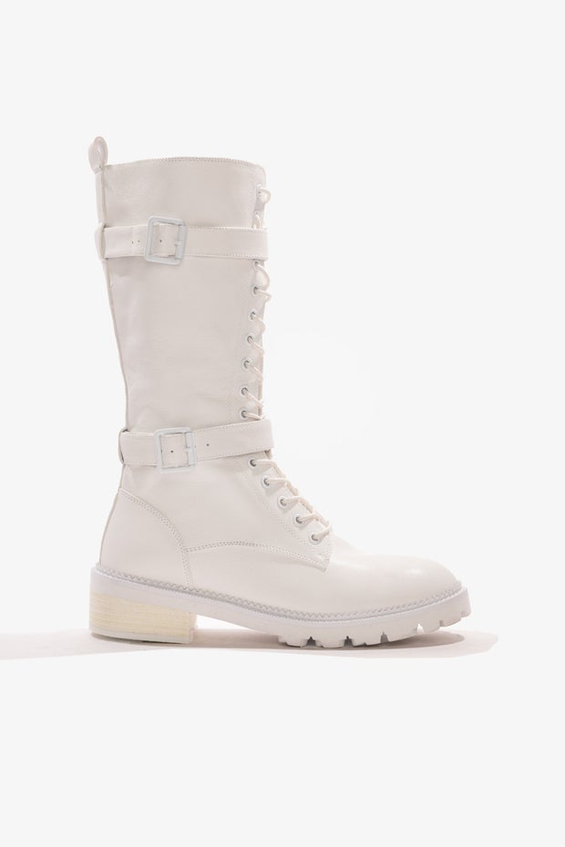 Lee Boot Tall in White