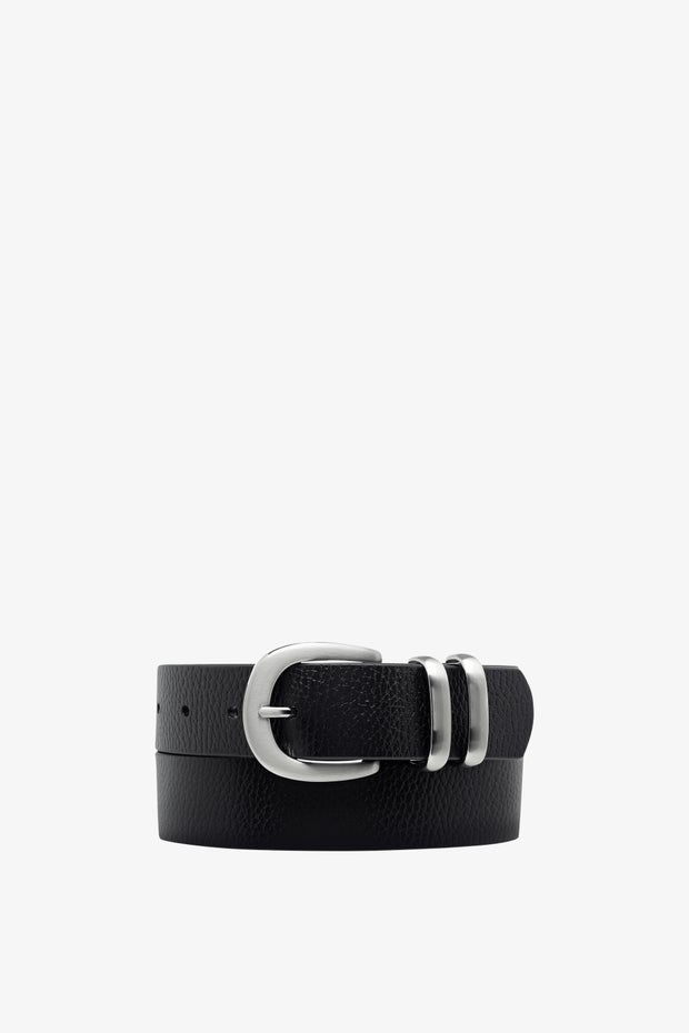 Let It Be Belt in Black