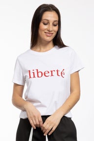 Liberte Tee in White