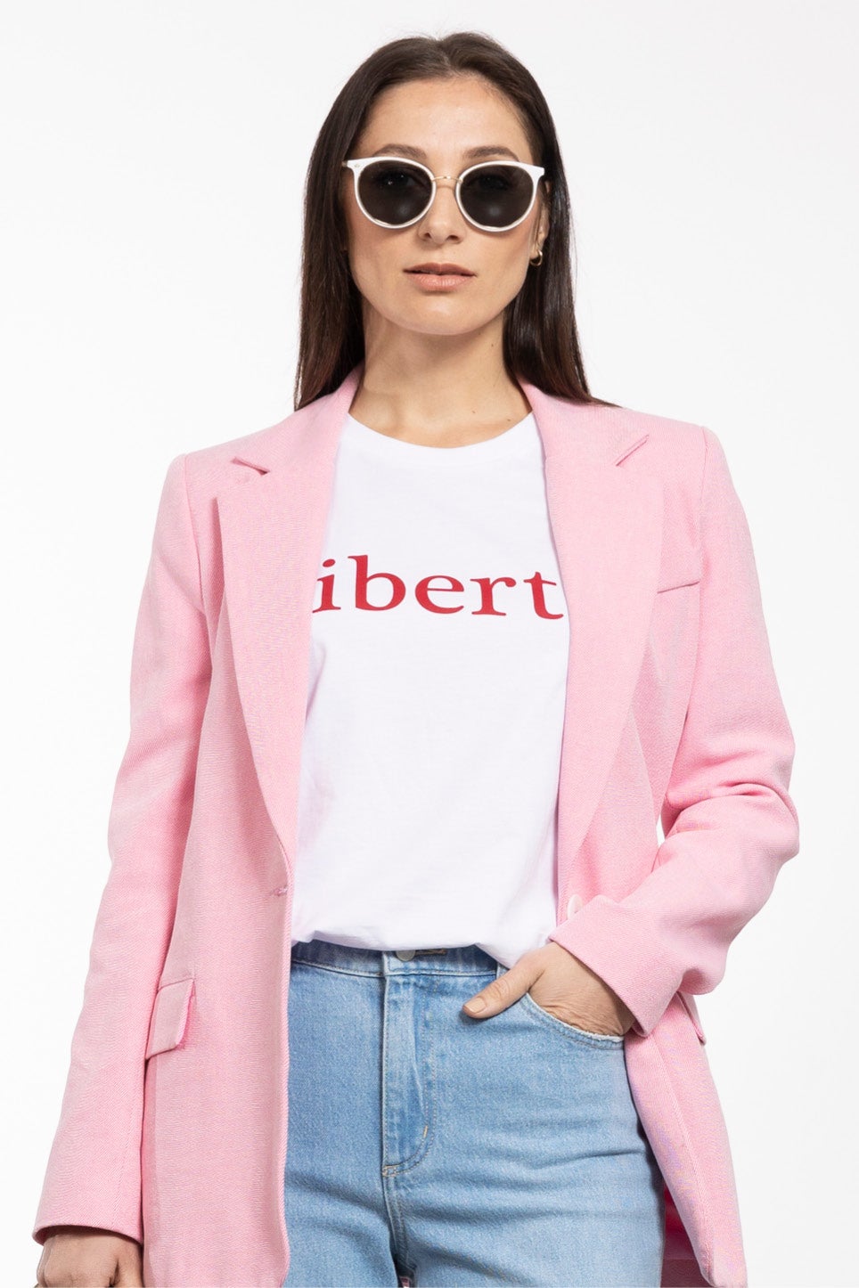 Liberte Tee in White
