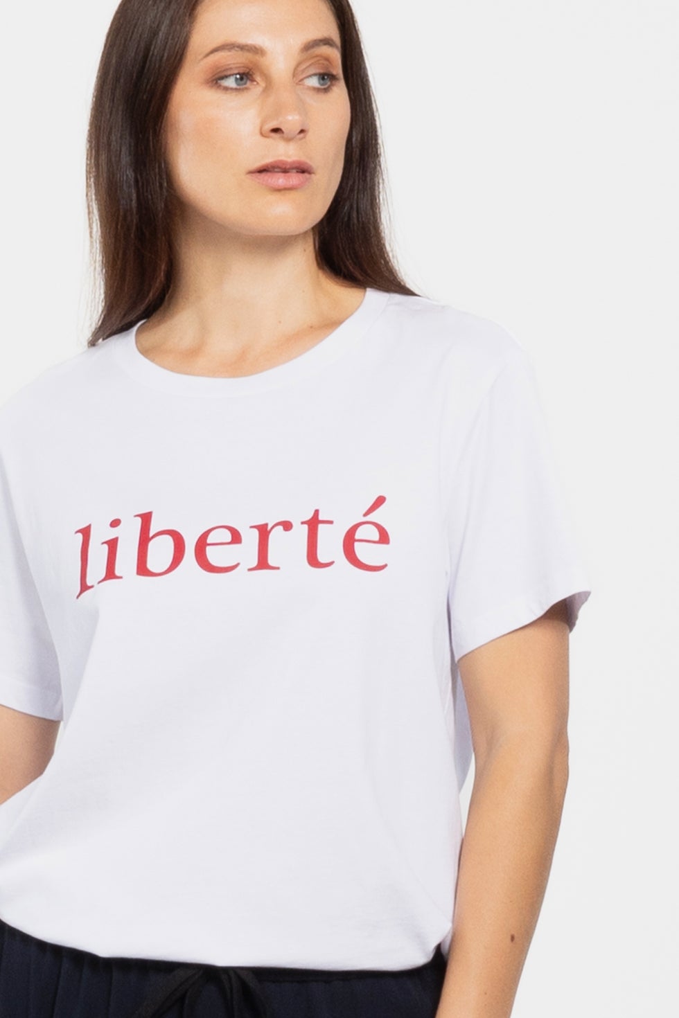Liberte Tee in White