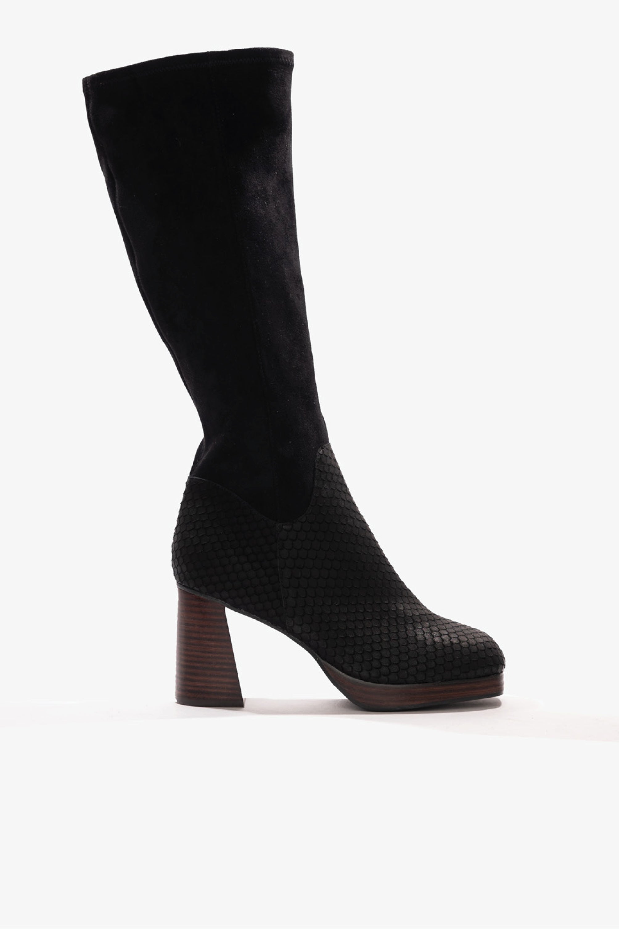 minx black boots