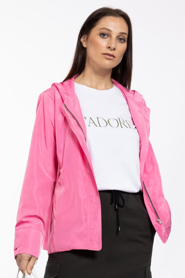 Love Story Parka in Pink